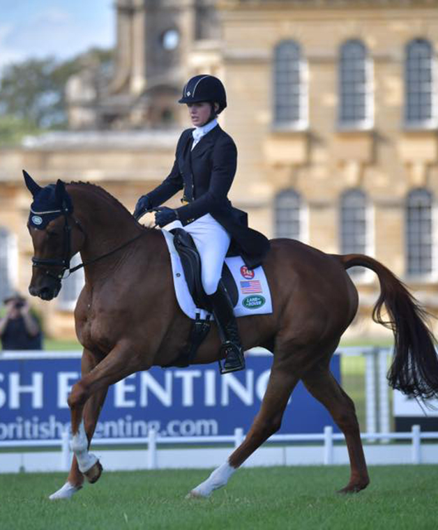 Santino, ridden by Holly Payne Caravella